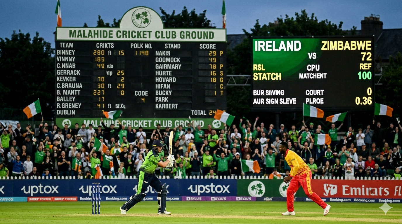 Ireland vs zimbabwe match 