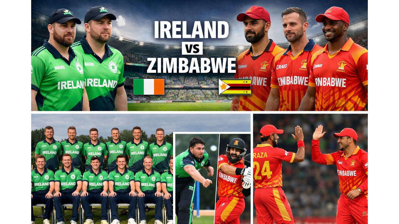 ireland vs zimbabwe : कौन मारेगा बाज़ी? जानिए पूरी डिटेल, आंकड़े और मैच प्रेडिक्शन