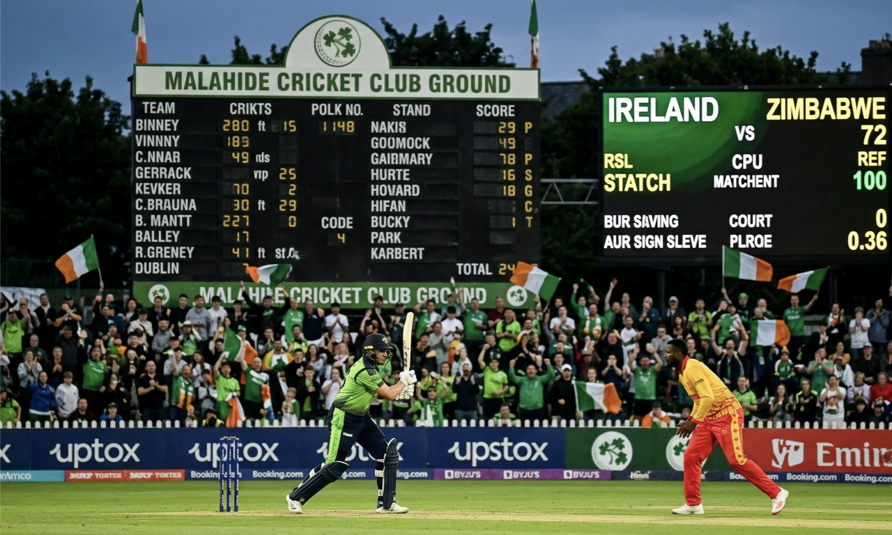 Ireland vs zimbabwe match