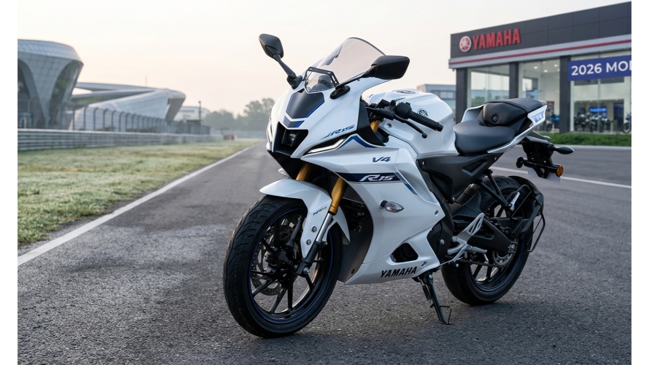 Yamaha R15 V4 White 2026