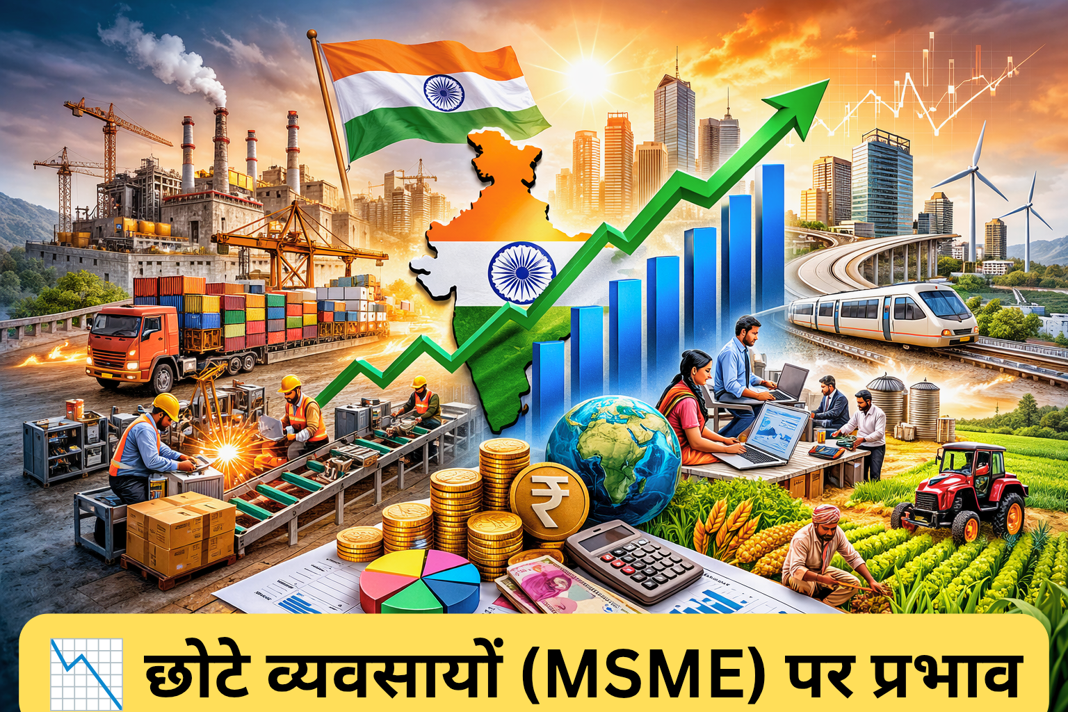 📉 छोटे व्यवसायों (MSME) पर प्रभाव