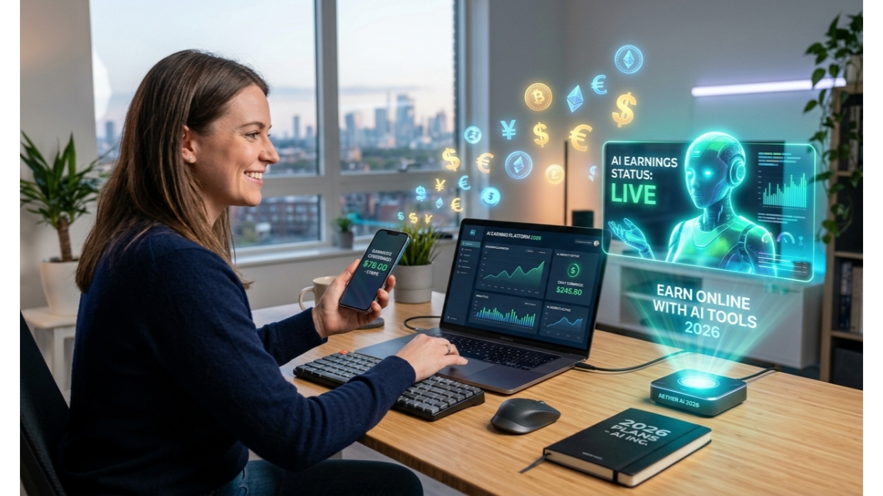"AI tools से पैसे कमाने का तरीका 2026 में – Feature Image"