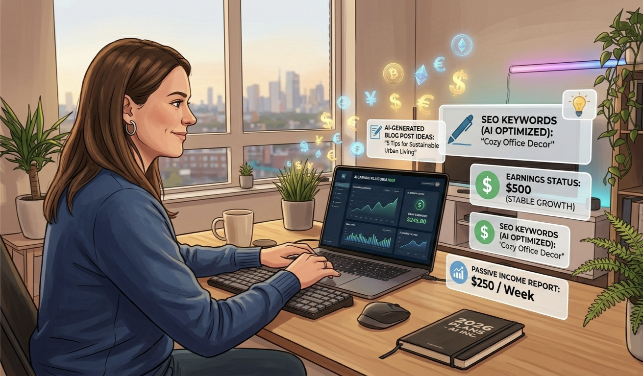 "AI की मदद से Blogging करके पैसे कमाना"